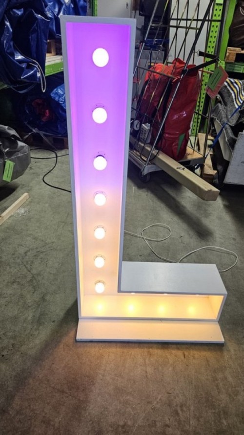 Lichtletters - Love (roze/warm wit)